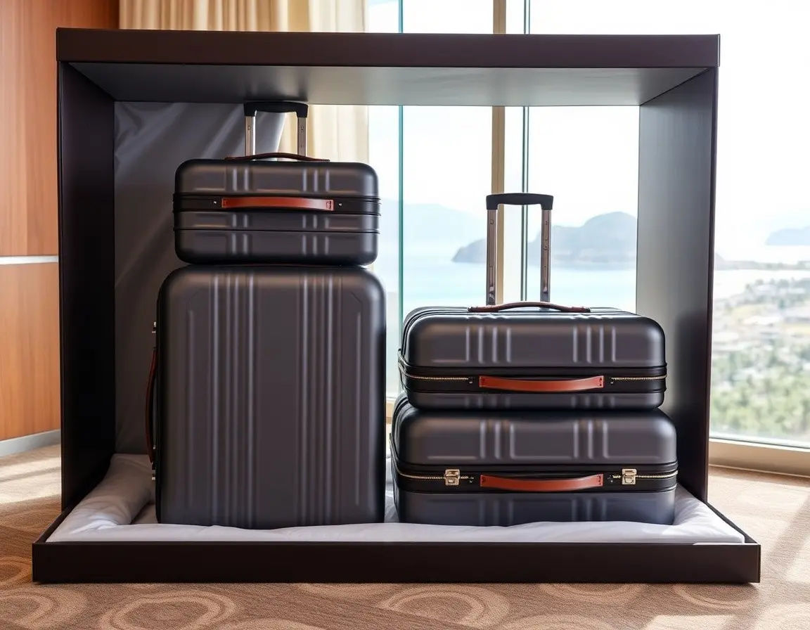 Premium 3-teiliges Hartschalen-Kofferset