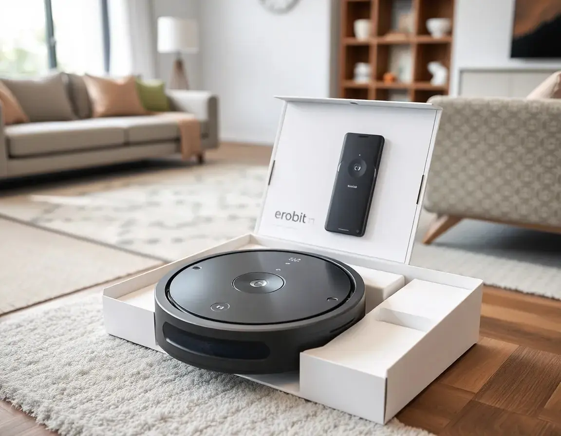 Smarter Saugroboter für zu Hause