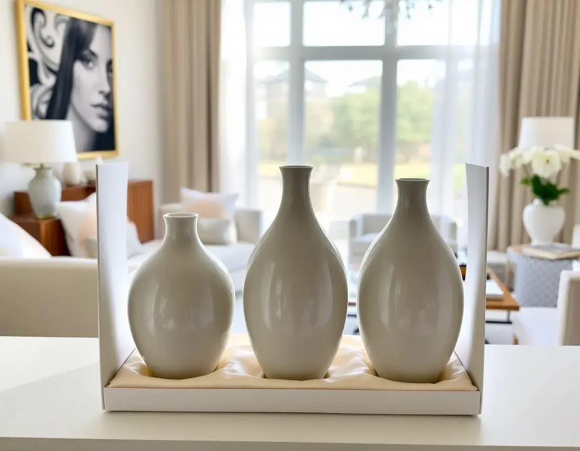 Designer Keramik Vasen-Set