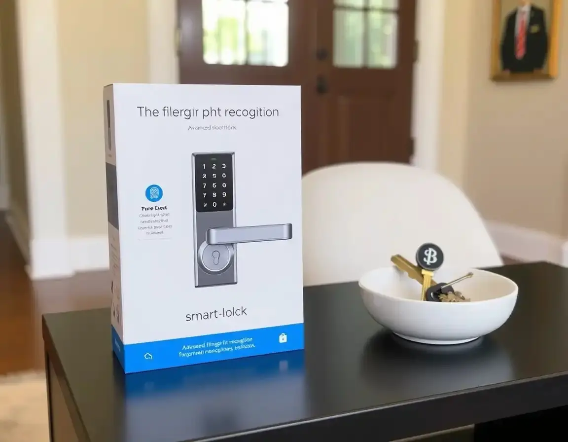 Smartes Türschloss mit Fingerabdruck