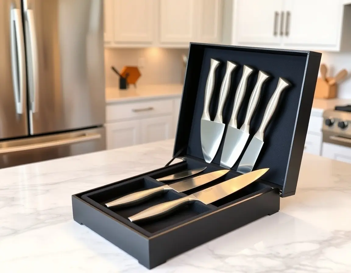 Premium Edelstahl Küchenmesser-Set