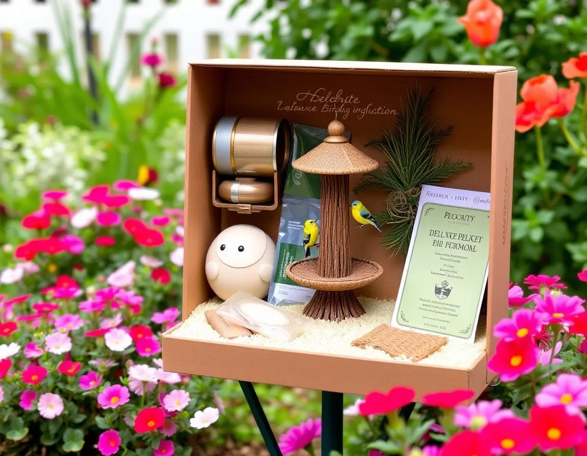 Dekorative Vogelhaus-Station