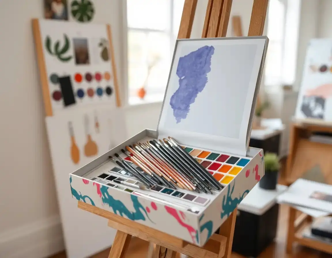 Professionelles Aquarell-Malset