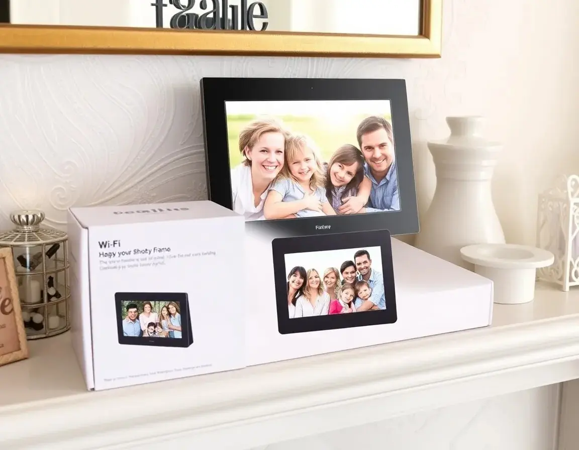 Digitaler Fotorahmen mit Wi-Fi