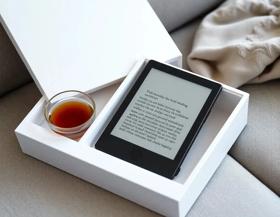 Erweiterter E-Reader mit Hintergrundbeleuchtung