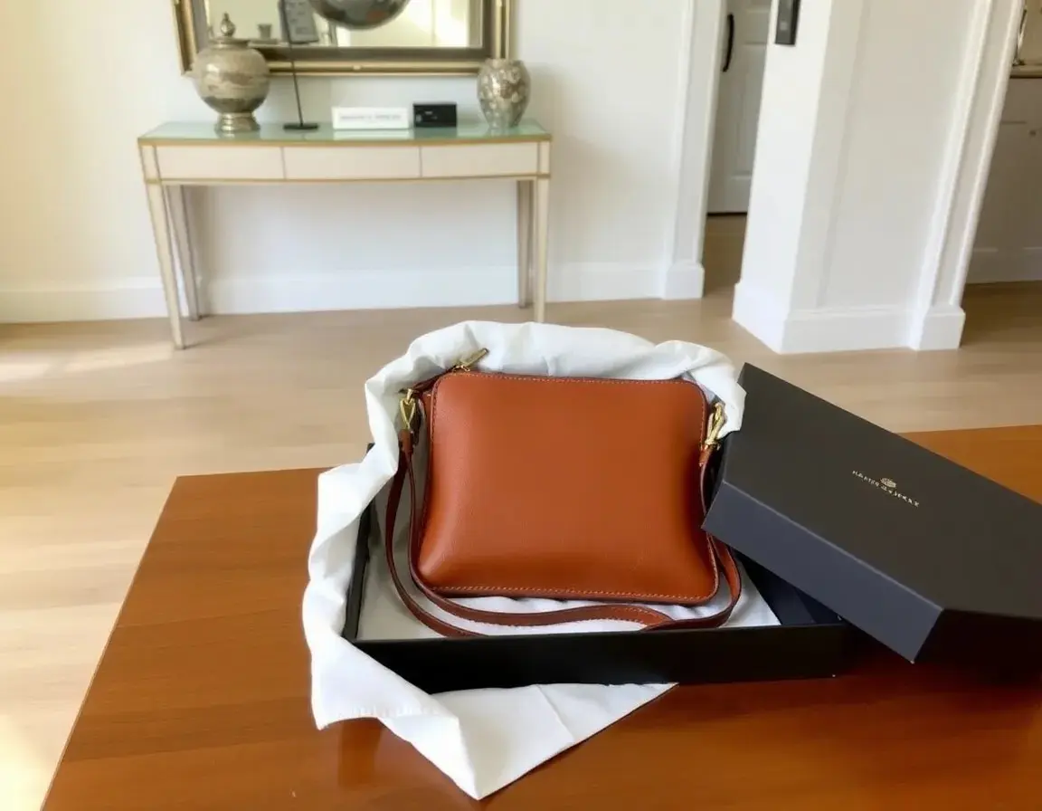 Stilvolle Leder Crossbody Bag