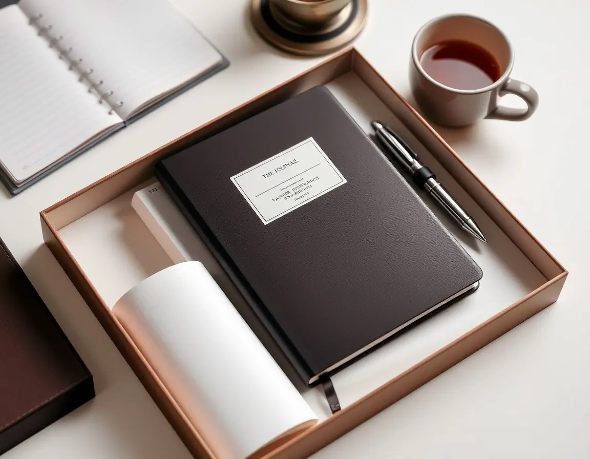 Luxuriöses Notizbuch und Stift Set