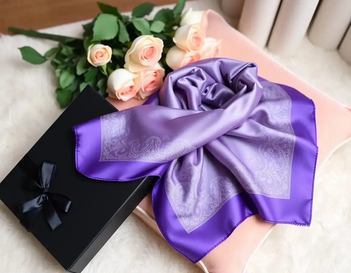 Eleganter Seidenschal