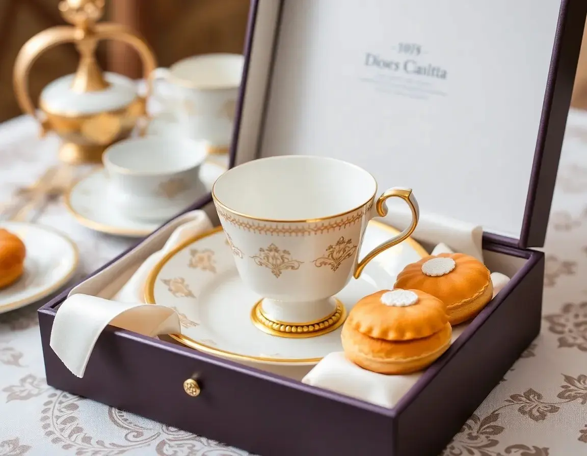 Porzellan Tassen-Set