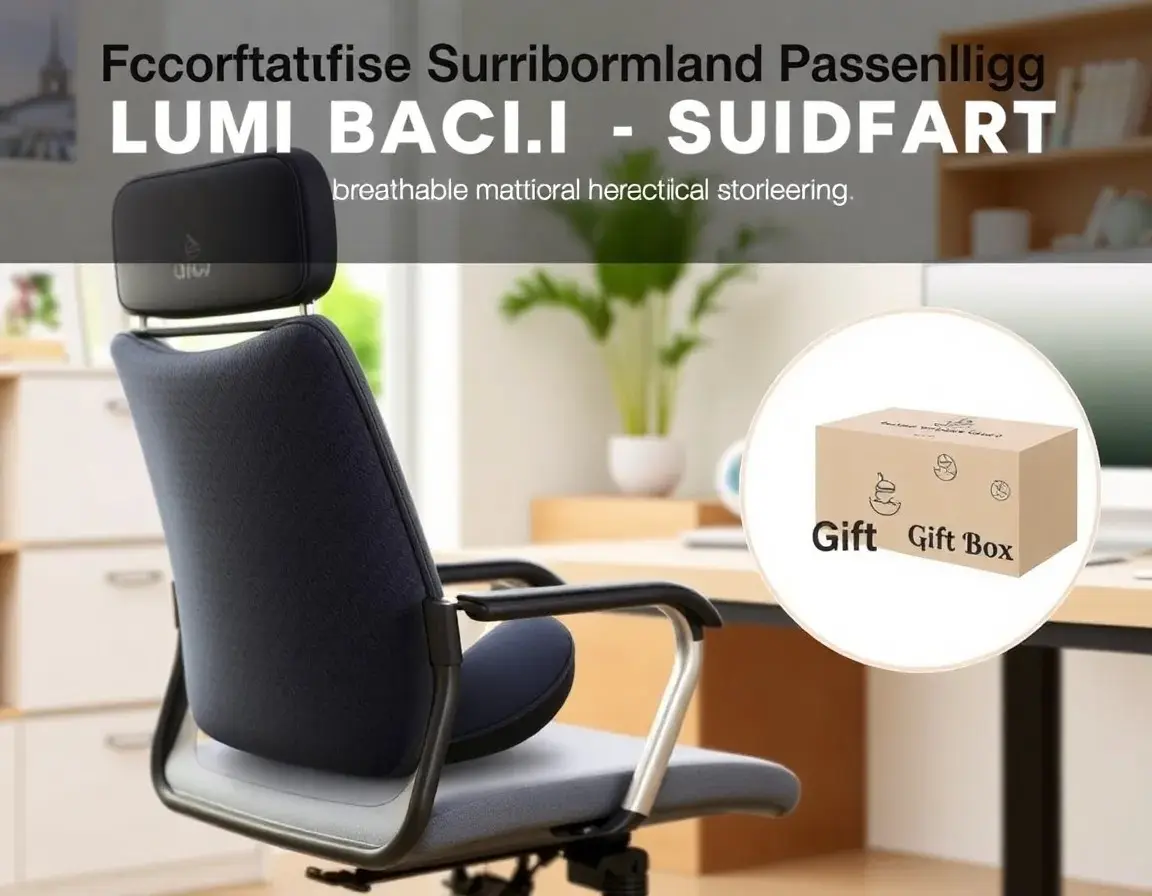 Ergonomisches Stützkissen für Bürostuhl