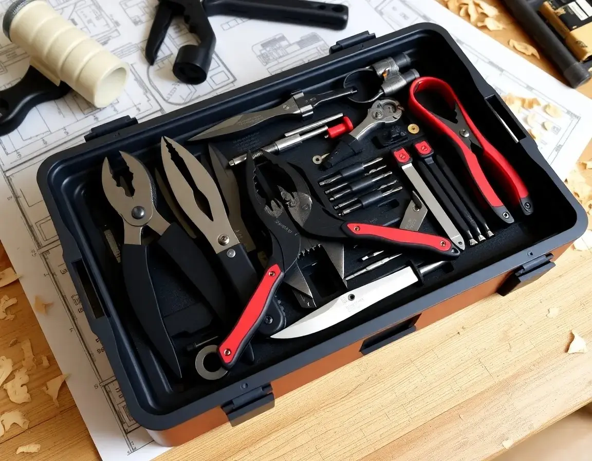Robustes Multi-Tool Set mit Zange und Messer