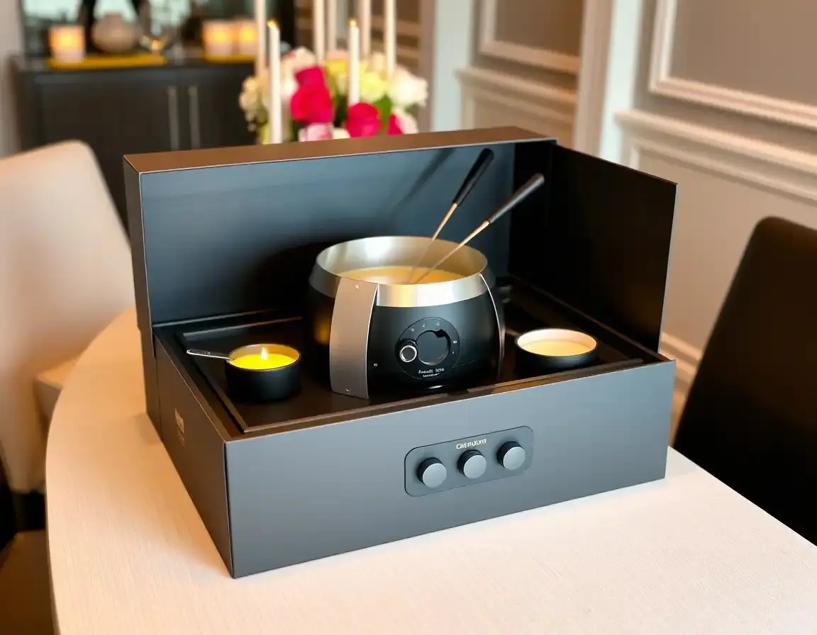 Premium Elektrisches Fondue-Set