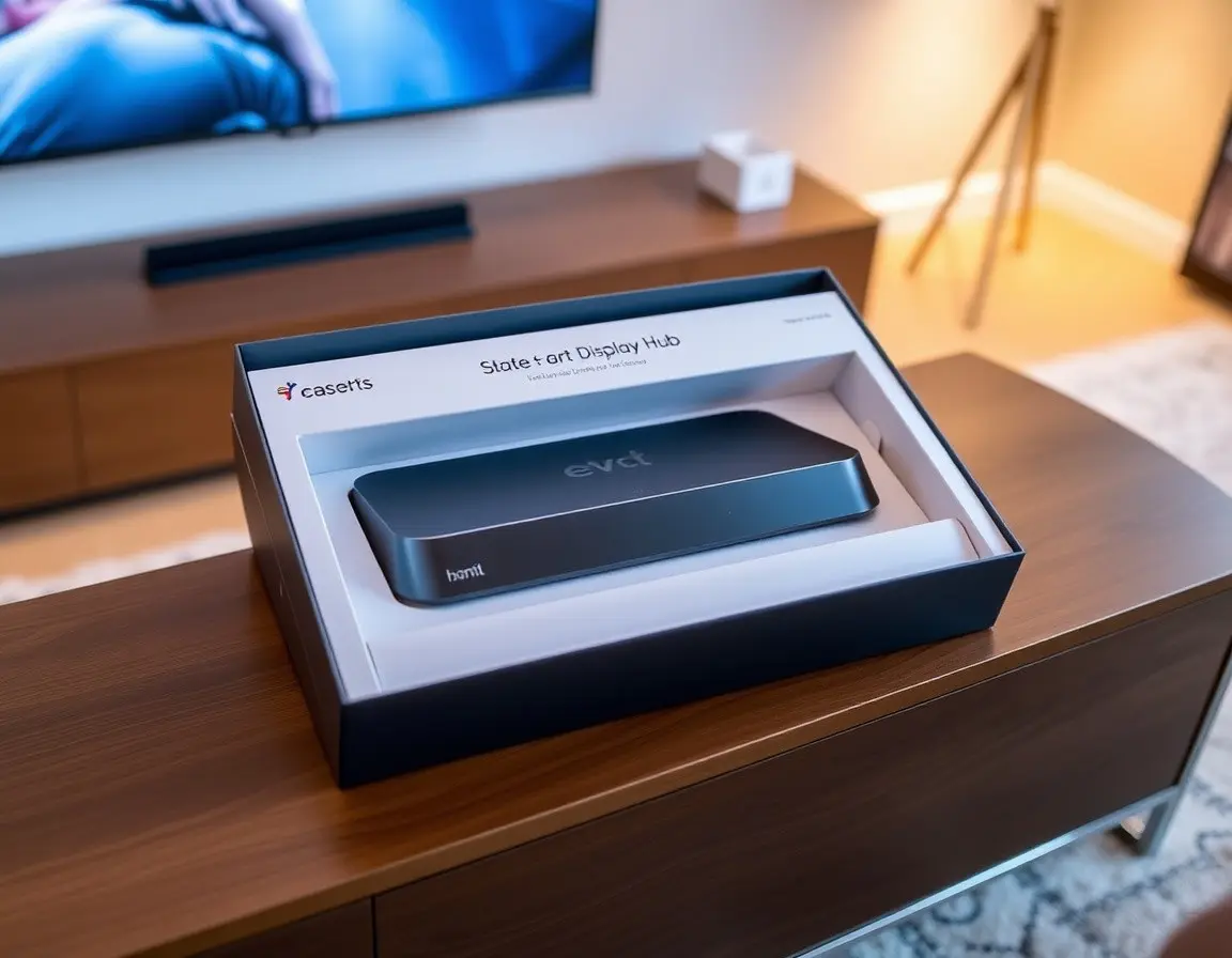 Smart Display Hub mit Sprachassistent