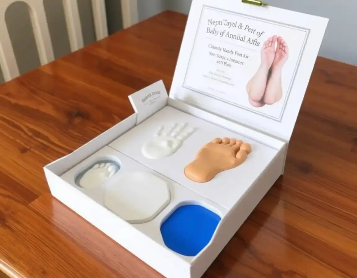 Baby Hand- und Fußabdruck-Set