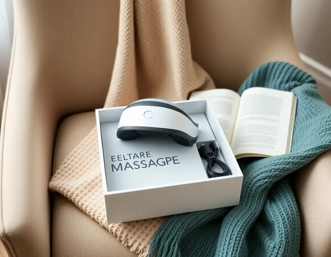 Elektrisches Kopfmassagegerät mit Heizfunktion