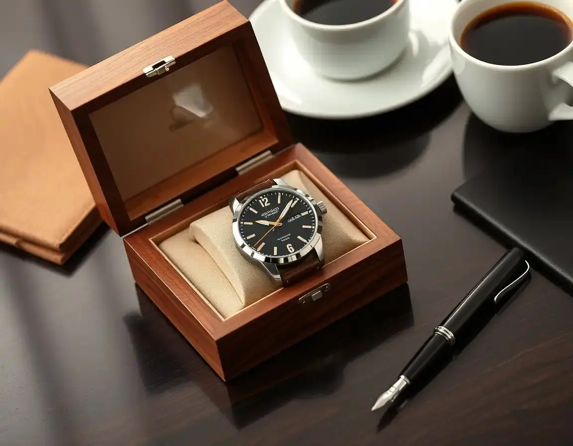 Mechanische Herrenarmbanduhr