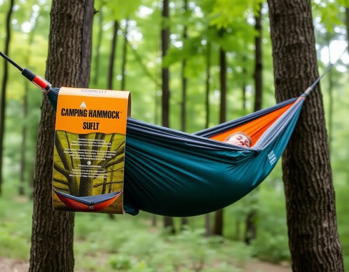 Tragbare Camping Hängematte als Geschenk für Papa