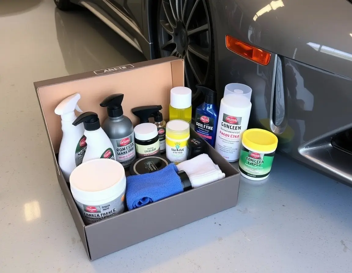 Auto-Pflegeset als Vatertag Geschenk