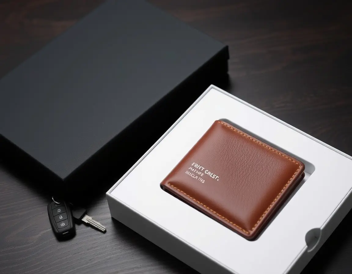 Hochwertige Ledergeldbörse mit RFID Schutz