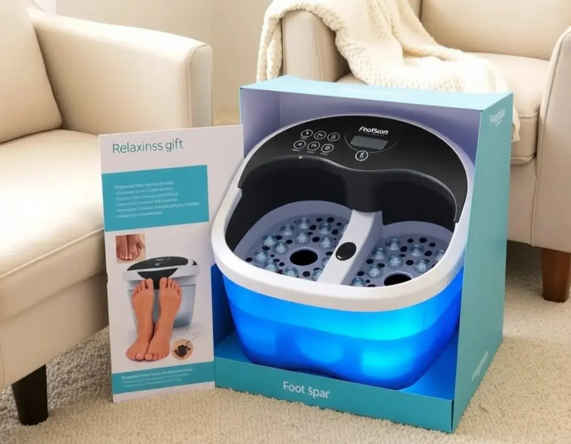 Elektrisches Fuß-Spa-Massagegerät mit Wärme