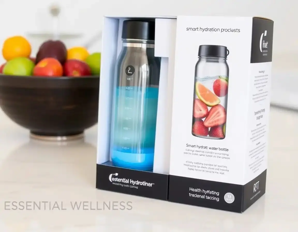 Smarte Wasserflasche mit Hydrations-Tracking