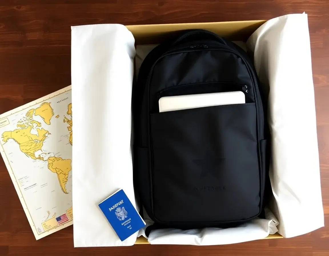 Reisefreundlicher, strapazierfähiger Rucksack mit Laptopfach