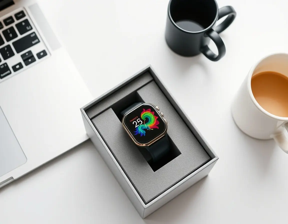 Premium Smartwatch mit Fitness-Tracker