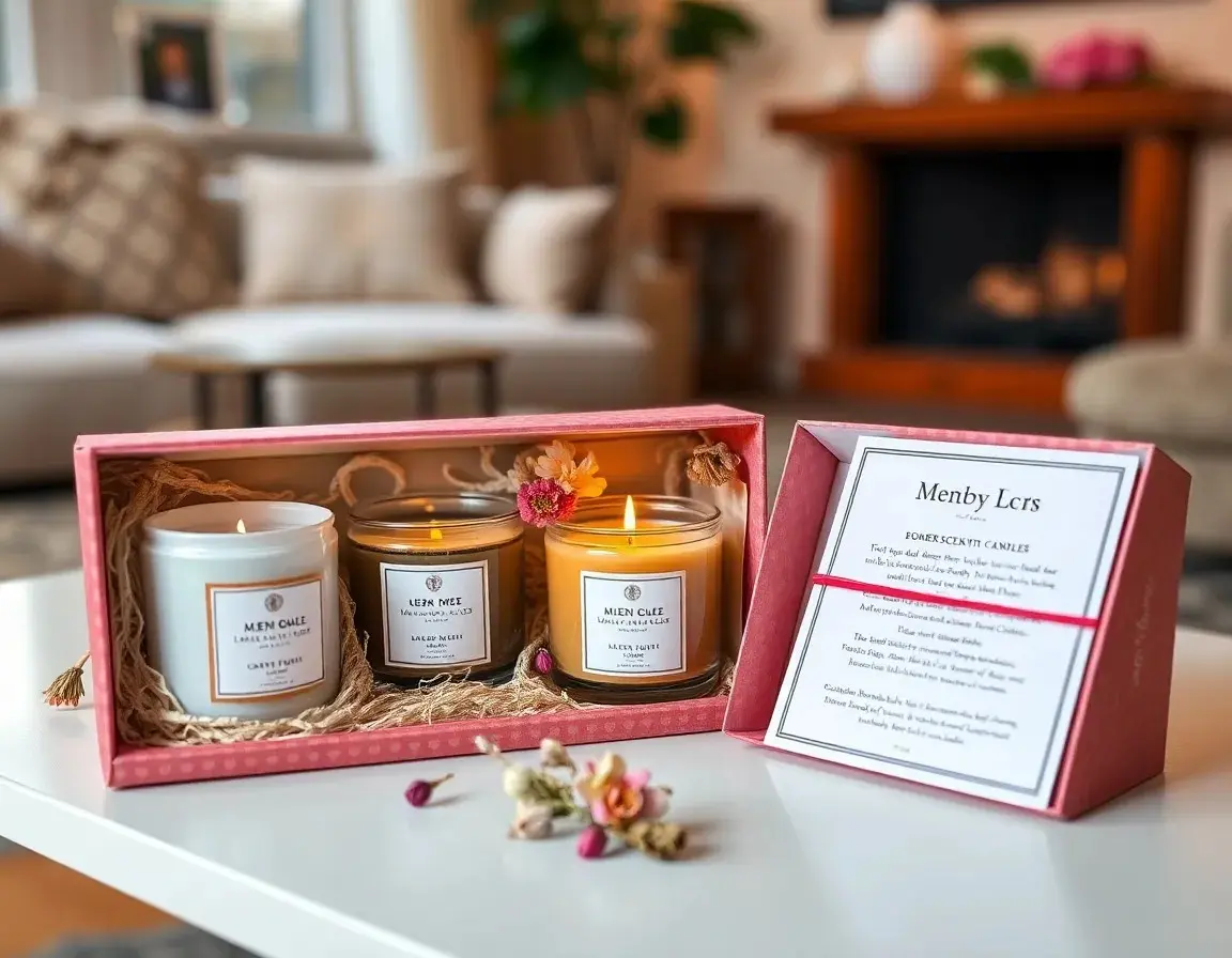 Luxuriöses Duftkerzen-Geschenkset