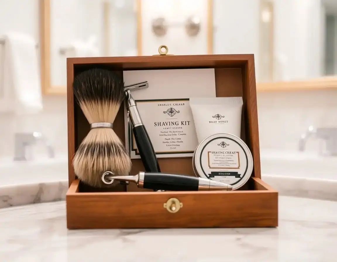 Luxuriöses Rasier-Set