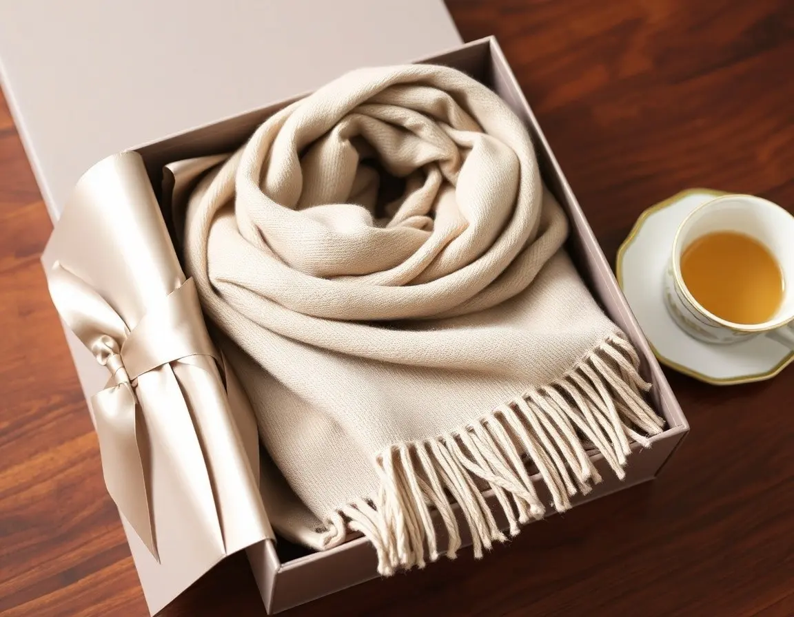 Luxus-Schal aus Kaschmirmischung