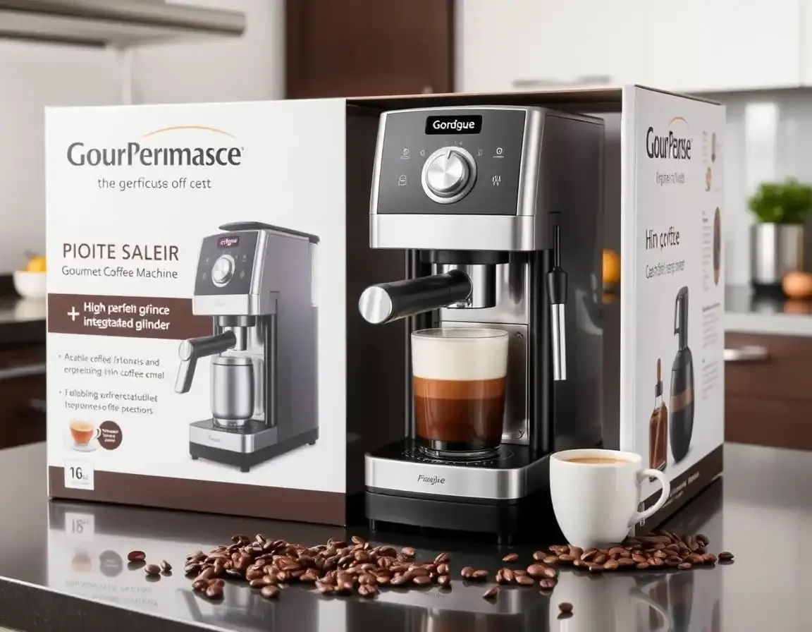 Gourmet Kaffeemaschine mit Mühle