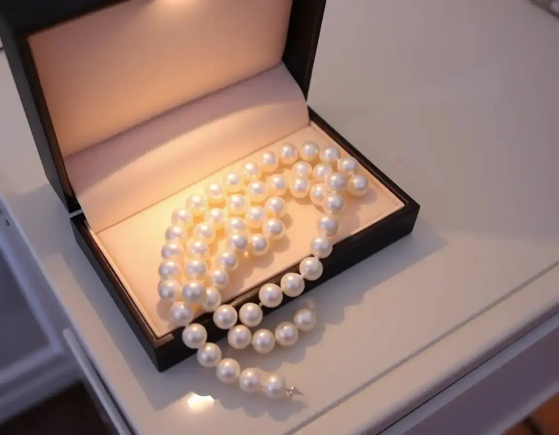 Klassische Perlenkette