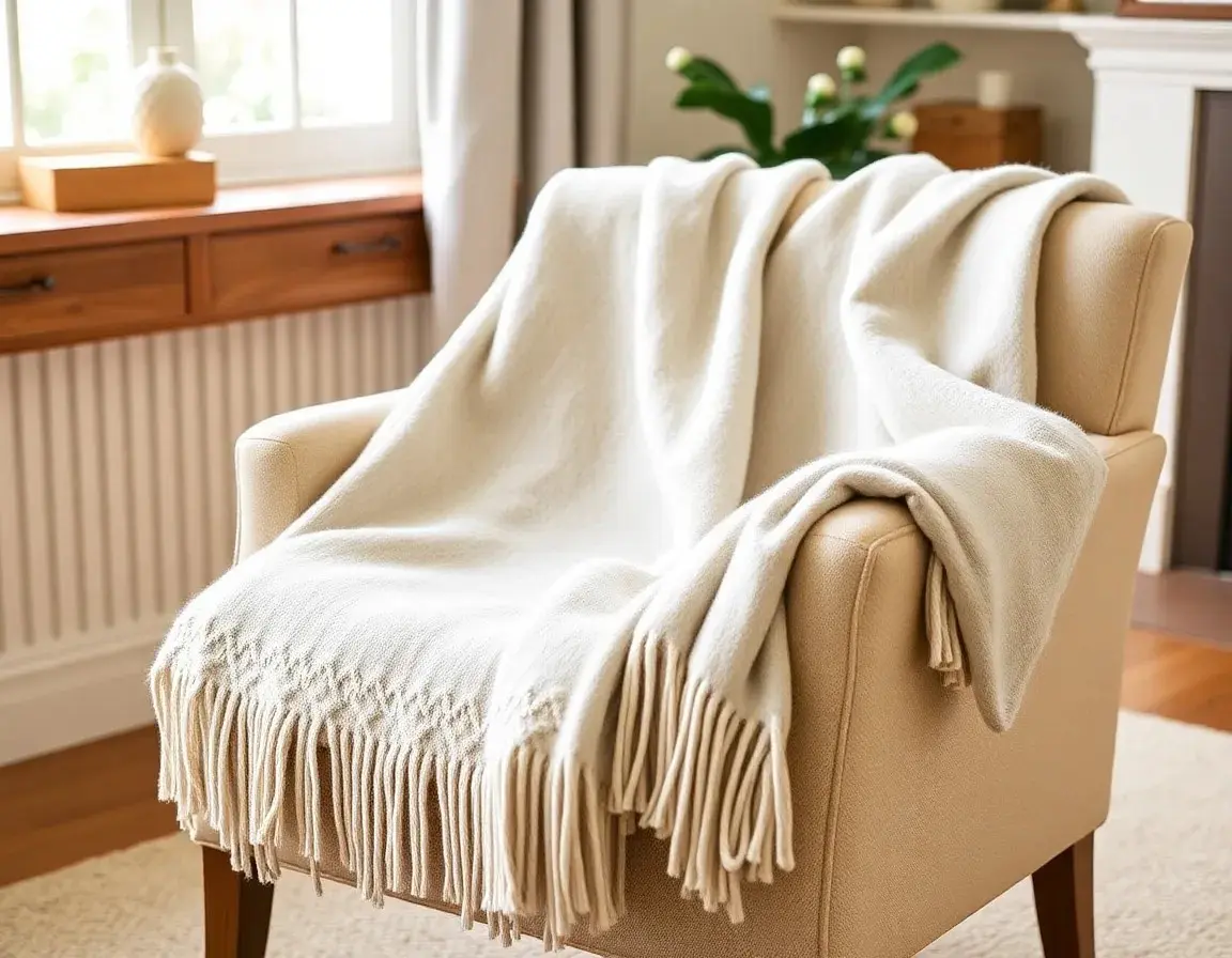 Hochwertige Wolldecke