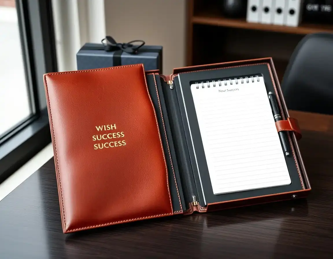 Professionelle Ledermappe (Portfolio)