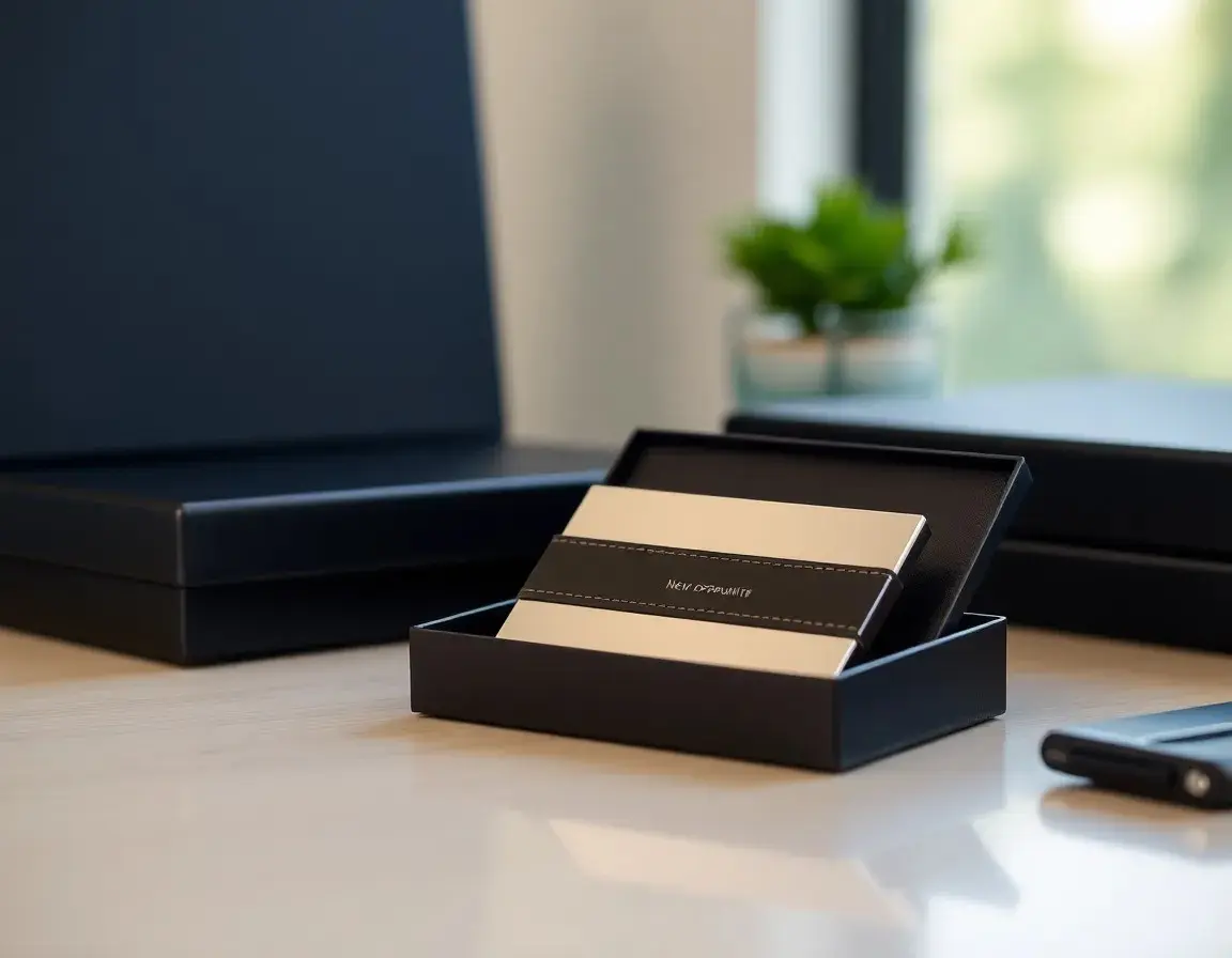 Elegantes Visitenkarten-Etui