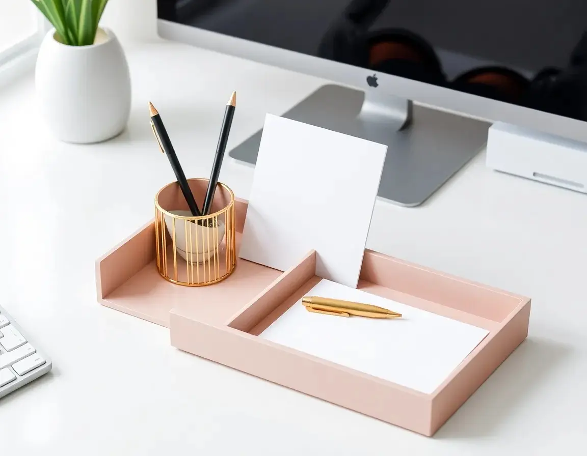 Modernes Schreibtisch-Organizer-Set