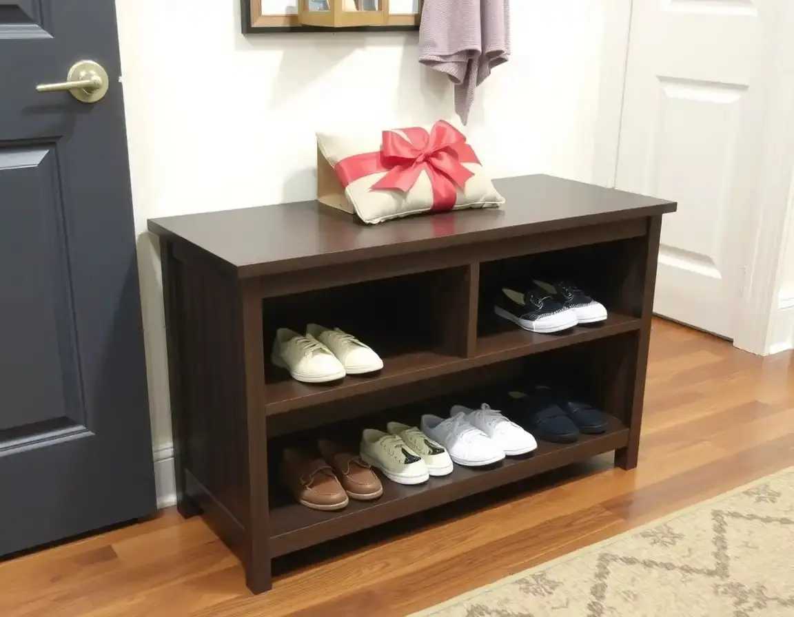 Entryway Shoe Rack Bench with Storage