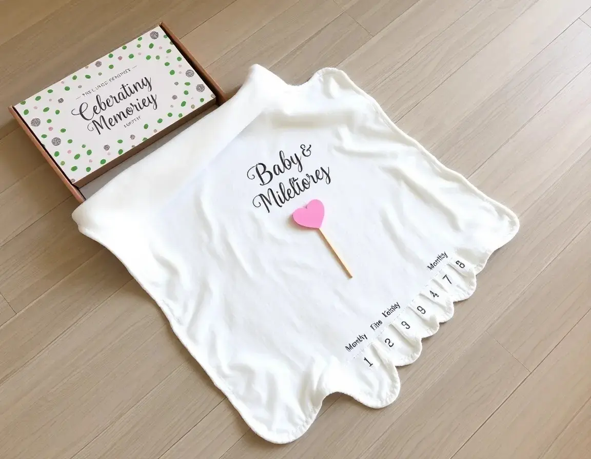 Baby Milestone Blanket Set als Geschenk zum ersten Geburtstag