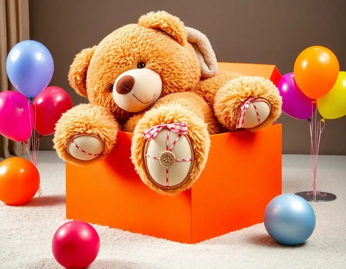 Großes Stofftier als Geschenk für 1-Jähriges