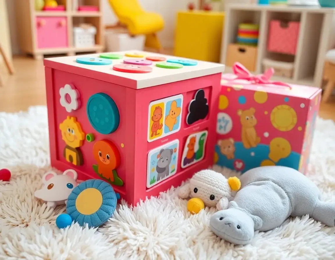 Holz Activity Cube für 1-Jähriges