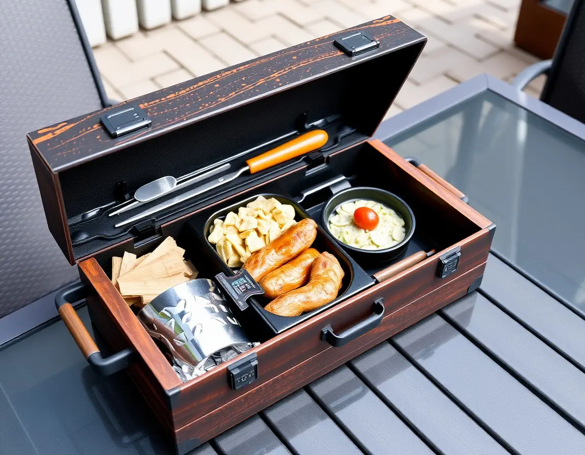 Premium Barbecue Smoker Box Set