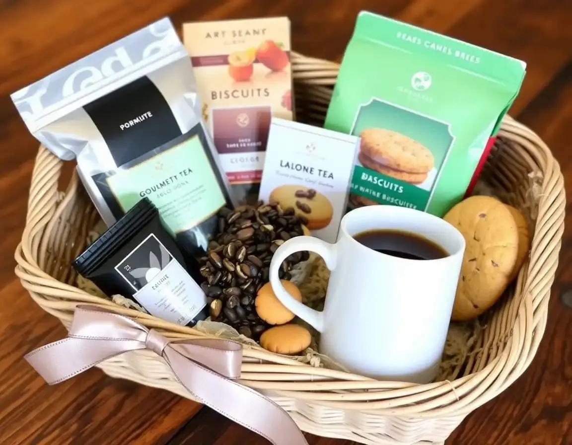 Gourmet Kaffee- und Tee-Geschenk-Sortiment