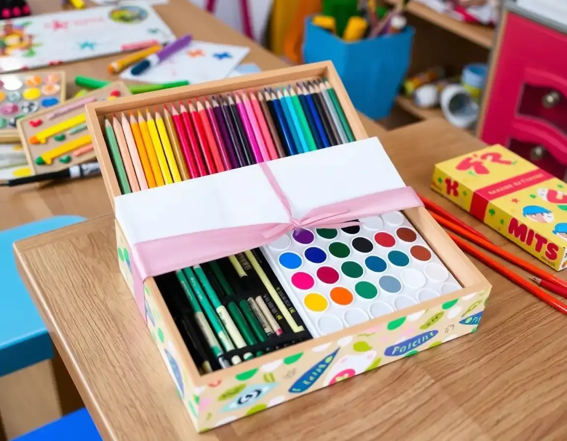 Hochwertiges Künstlerbedarf-Set