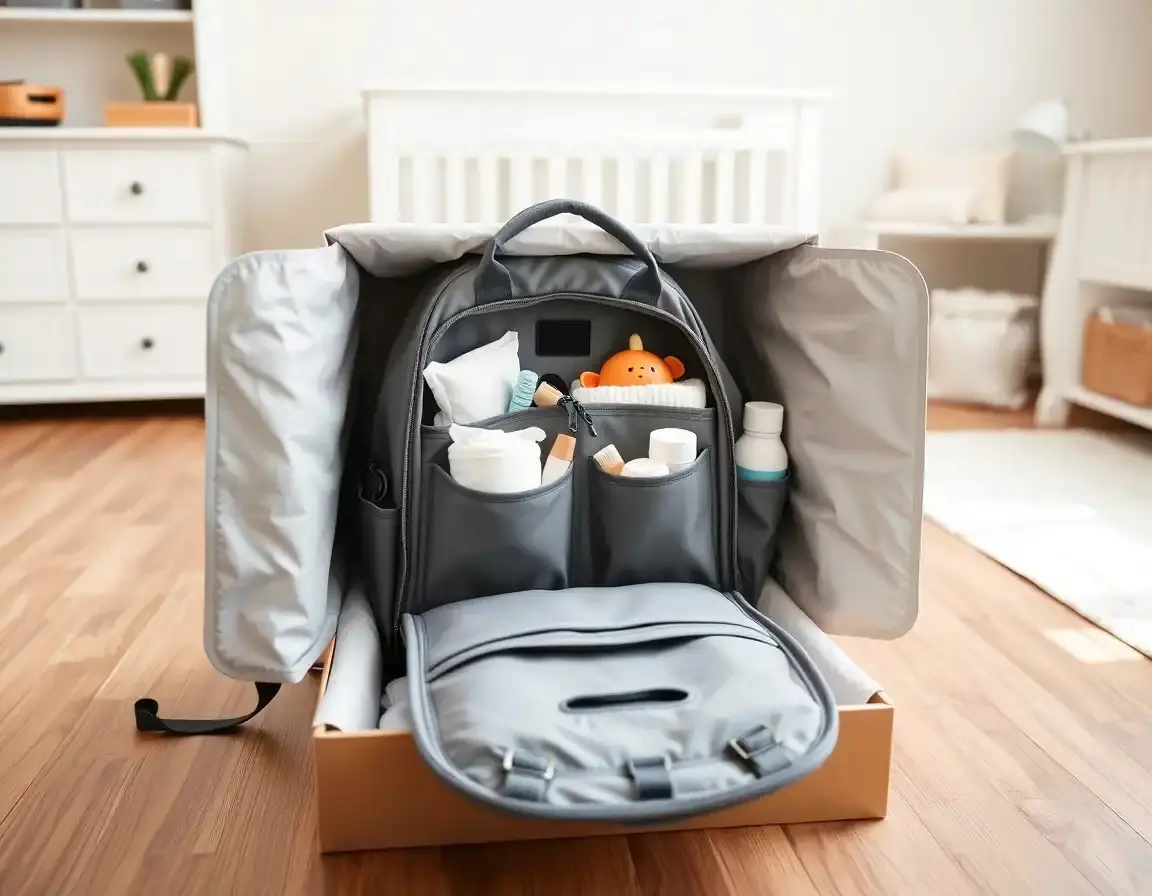 Stylish Large Capacity Diaper Backpack