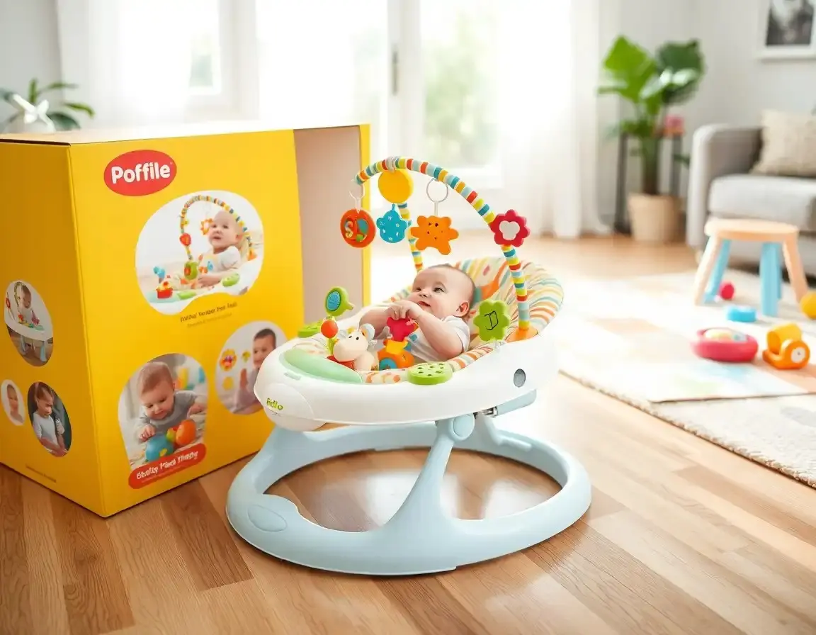 Infant Bouncer Seat with Melodies
