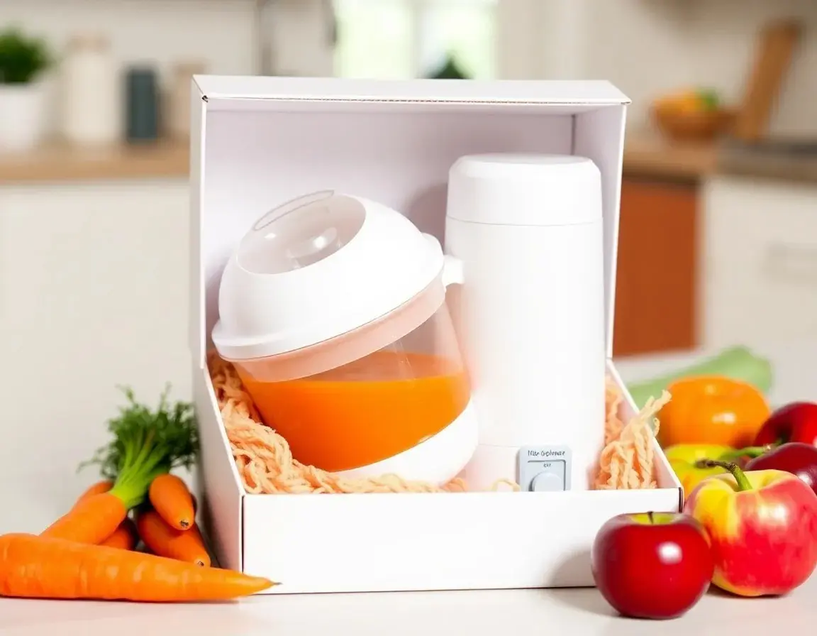 Baby-Nahrungszubereiter und Dampfgarer