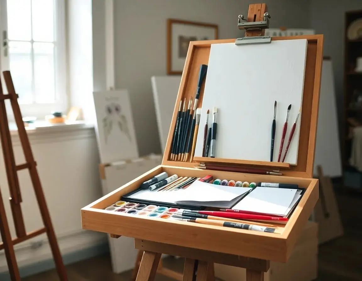 Premium Kunst-Malkasten-Set