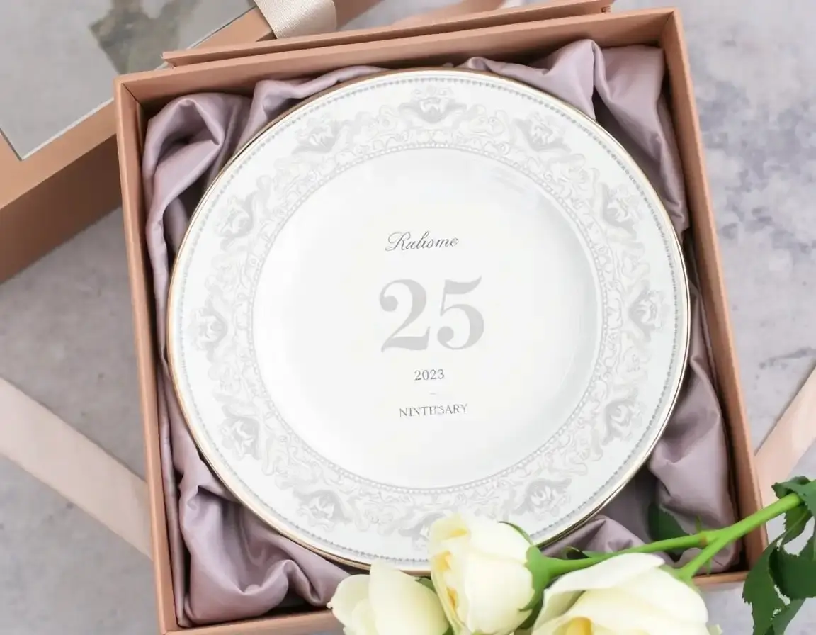 Silver Anniversary Commemorative Plate