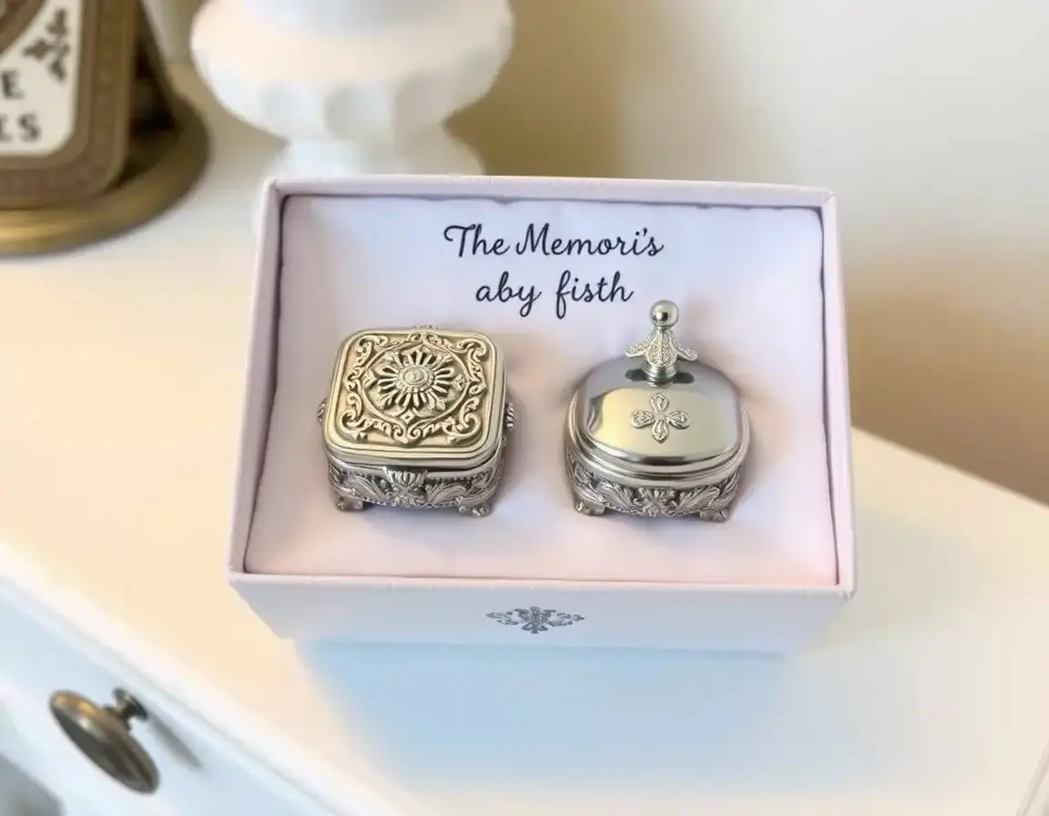 Erste Zahn- und Locken-Box als Erinnerungsstück