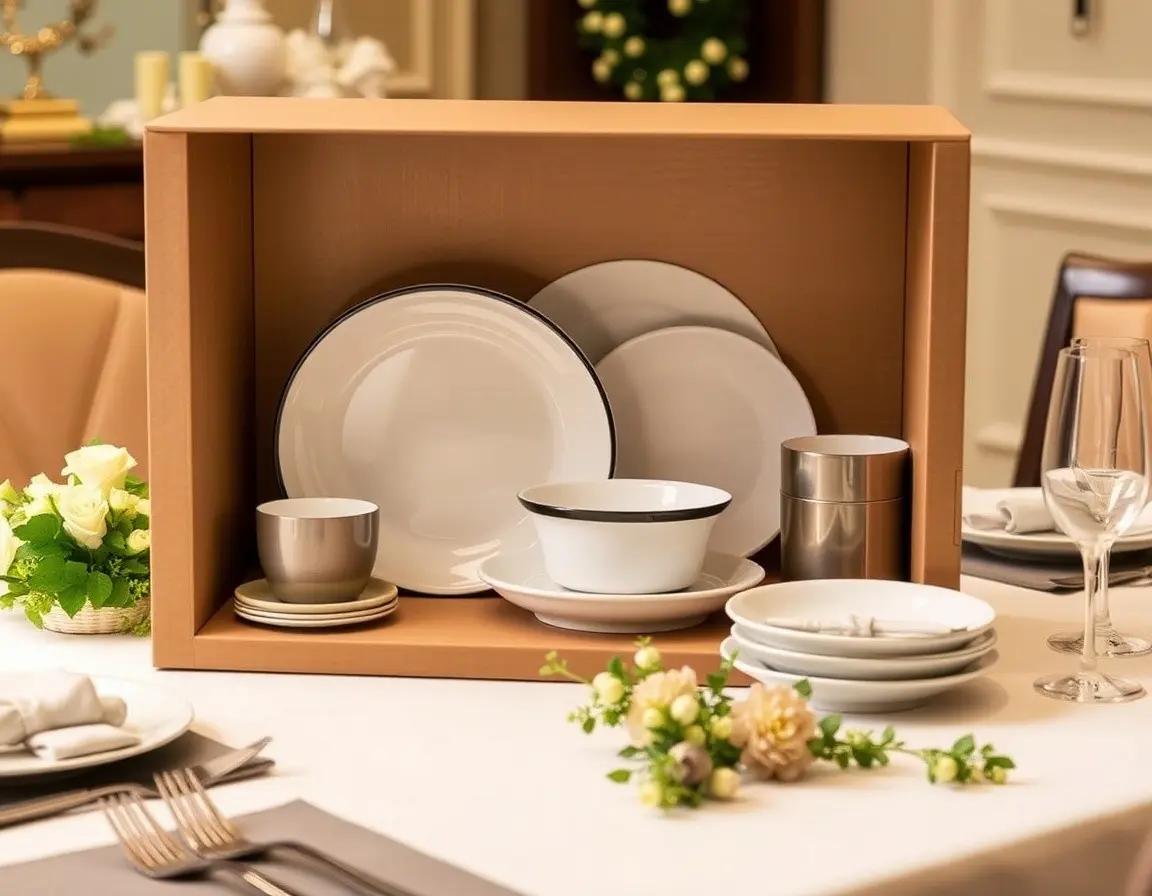 Elegantes Geschirr-Set